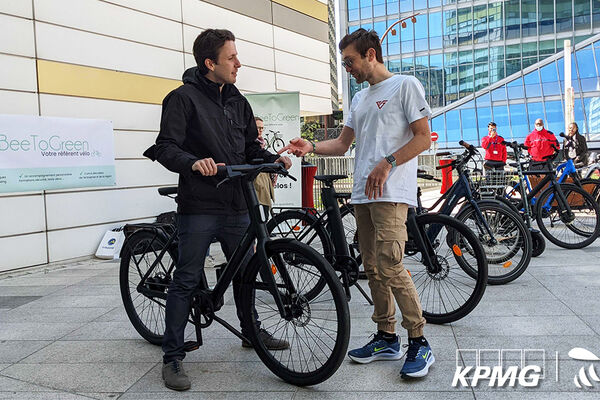 Beetogreenのおかげで、CréditMutuelのVélotafの客観的な250人の従業員